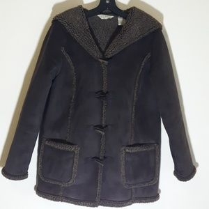 L.L. Bean Faux Suede Coat